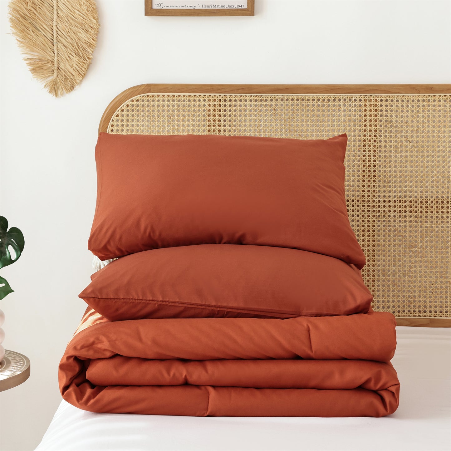 SPRINDAY 3 Piece Alternative Adult Comforter Set Set For All Seasons - Full, Sage Green