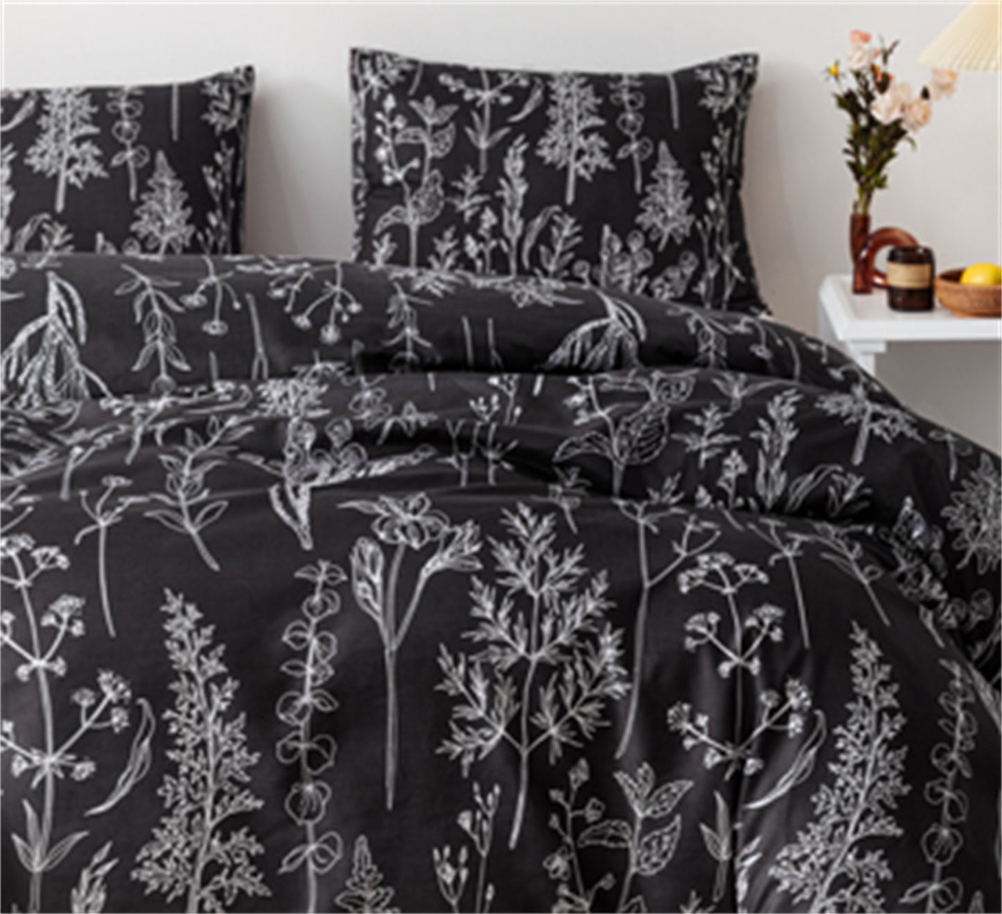 SPRINDAY 3 PCS Floral Soft Microfiber Comforter Set Comforter Included,Full Size