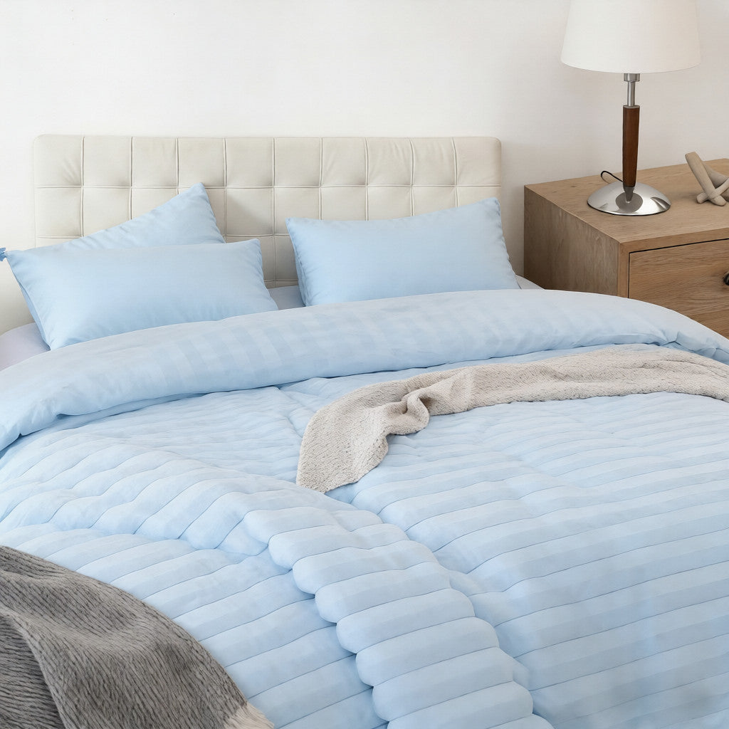 SPRINDAY Fluffy Fleece Luxury Fuzzy Reversible Bedding Comforter Set, Soft & Warm Comforter All Season with Pillow Case